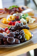 buffet plate for catering 