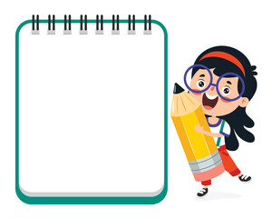 Blank Note Papers For Children Education