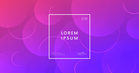 Minimal abstract background. Trendy geometric gradient backdrop vector design.