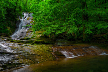 Elrod Waterfalls in Eastern Tennessee