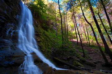 Sill Branch Waterfalls in Unicor County Tennessee