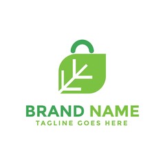 Eco Shop Logo Design Template For Multi-Purpose Use