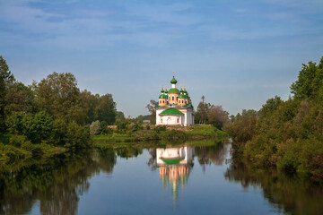 Fototapeta premium Smolensk Cathedral in Olonets, Karelia