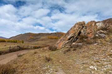 landscape in the mountains