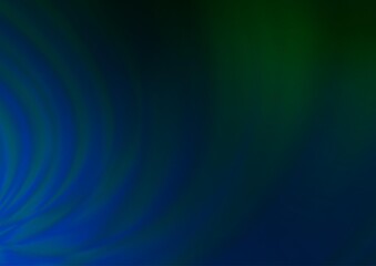 Dark Blue, Green vector abstract blurred background.