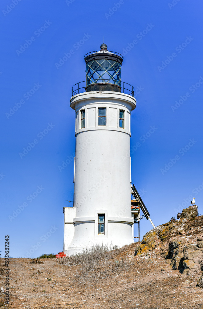 Canvas Prints lighthouse - channel islands