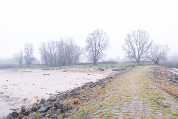 Pire of stones in the winter