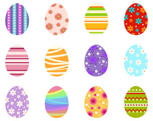 イースターエッグ　イラスト　セット