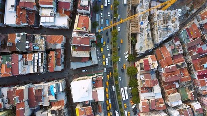 Cityscape Istanbul, Turkey. Photo from the bird's-eye view