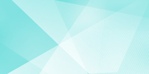 Modern abstract background with mosaic triangle elements and pastel blue white gradient. This backdrop is suitable for modern and futuristic technology themes.