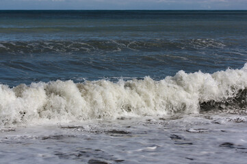 Fototapeta premium Image of a beach with small waves