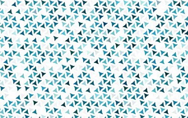 Light BLUE vector seamless layout with lines, triangles.
