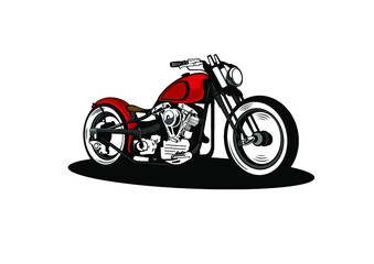 Obraz premium HarleyDavidson Bobber classic Baddas
