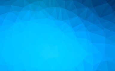 Obraz premium Light BLUE vector polygon abstract layout.