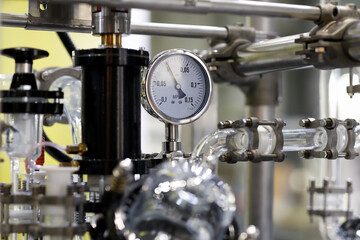 chemical industrial equipment and pressure gauge
