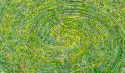 Fototapeta premium spiral green garden background for presentations 