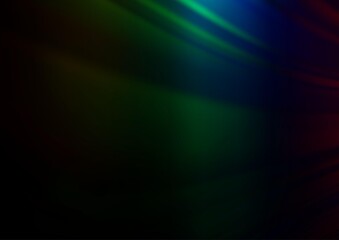 Dark Multicolor, Rainbow vector blurred shine abstract background.