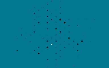 Light BLUE vector background with bubbles.