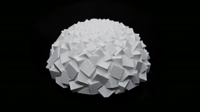 Geometric cube shapes optical illusion | Fibonacci sequence | the golden ratio angle in nature | zoetrobe spinning