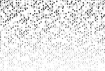 Light Black vector template with circles.