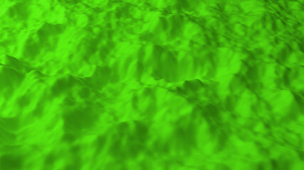 Abstract background with green noise field. Abstract landscape mountain surface. Detailed displaced surface. Modern background template for documents, reports and presentations. 3d rendering