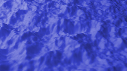 Abstract background with blue noise field. Abstract landscape mountain surface. Detailed displaced surface. Modern background template for documents, reports and presentations. 3d rendering
