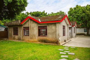 Fototapeta na wymiar Matsu new village in Zhongli district of taoyuan city, taiwan