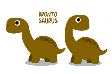 cute dinosaur cartoon brontosaurus