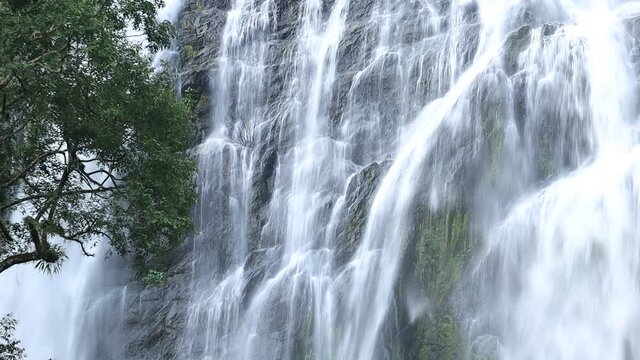Khlong Lan Waterfall, Beautiful waterfalls in klong Lan national park of Thailand. Khlong Lan Waterfall, KamphaengPhet Province - Thailand