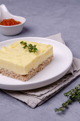 Potato casserole with minced meat