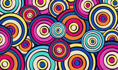 Circle Seamless Pattern Design