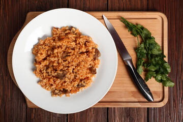 Spanish Rice with Beef.