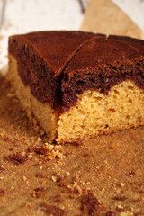 Butter Marble Cake, freshly baked.