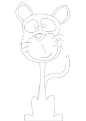 Katze Ausmalbild