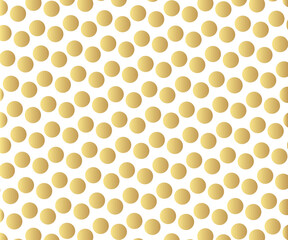 Gold polka dots pattern, colorful holiday background - vector abstract background
