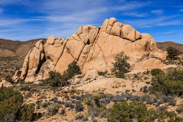 Joshua Tree Rock Formations, Joshua Tree National Park, California