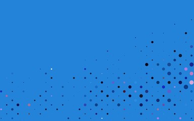 Light Multicolor, Rainbow vector backdrop with dots.