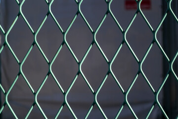 Fototapeta premium フェンスの金網