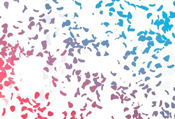 Light Blue, Red vector texture with random forms.