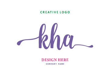 KHA lettering logo is simple, easy to understand and authoritative