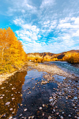 Scenery of Hemu Village, Xinjiang, China