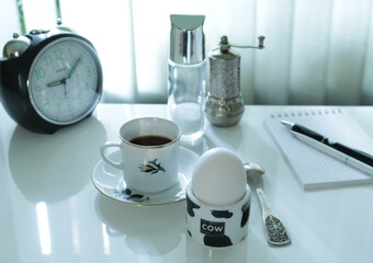 coffee cup and maker