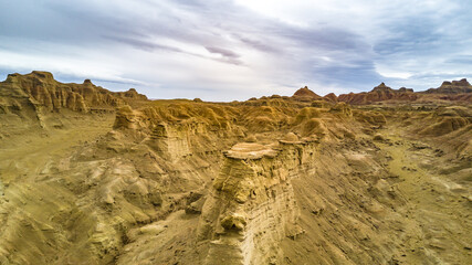 Landscape picture of canyon in Xinjiang, China