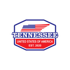 Tennessee Map Vector , United States Logo