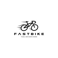 Simple Fast Bicycle Vector Illustration
