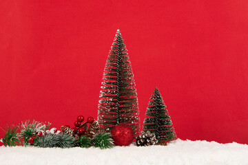 background Christmas tree decorated,merry christmas