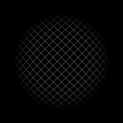 Abstract Black and White Grid Striped Geometric Seamless Pattern - Vector illustration