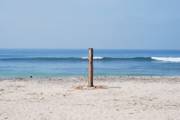fence on the beach