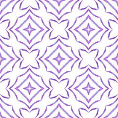 Mosaic seamless pattern. Purple fantastic boho 