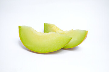 sliced green apple